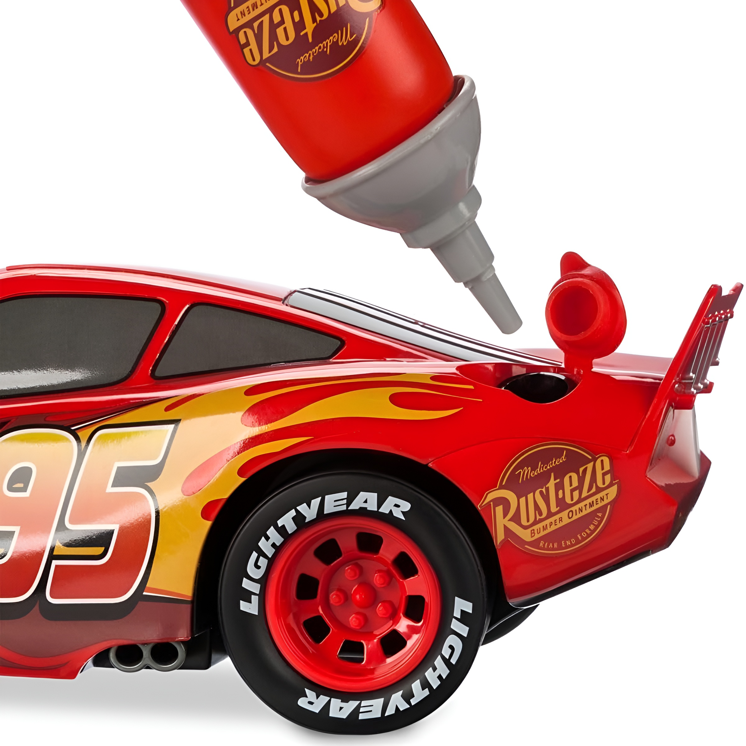 Lightning McQueen Remote Control Car With Bubble Blowing Function And Light Up Wheels
