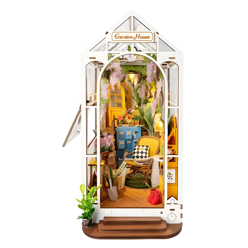 Holiday Garden House DIY Book Nook Kit