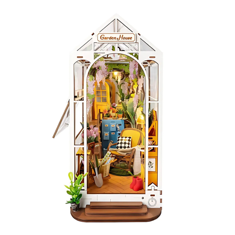 Holiday Garden House DIY Book Nook Kit