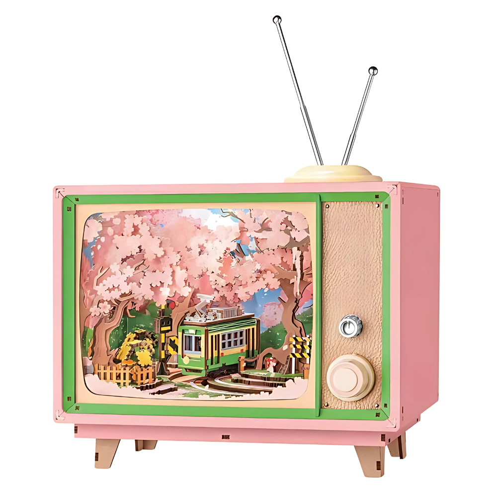 Sakura Dreamy Tour DIY Music Box 3D Wooden Puzzle 