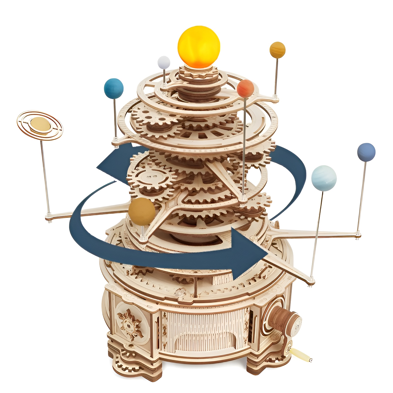 Mechanical Orrery 3D Wooden Puzzle