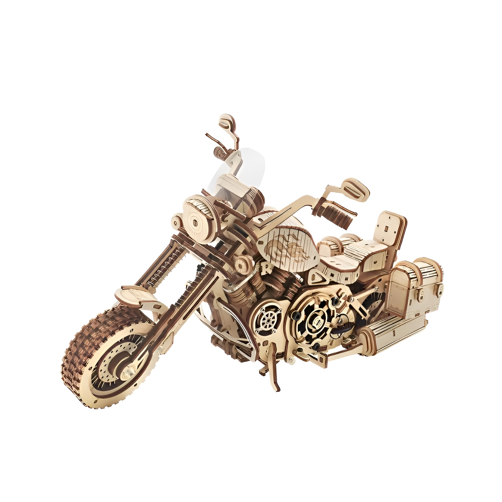 Cruiser Motorcycle 3D Wooden Puzzle