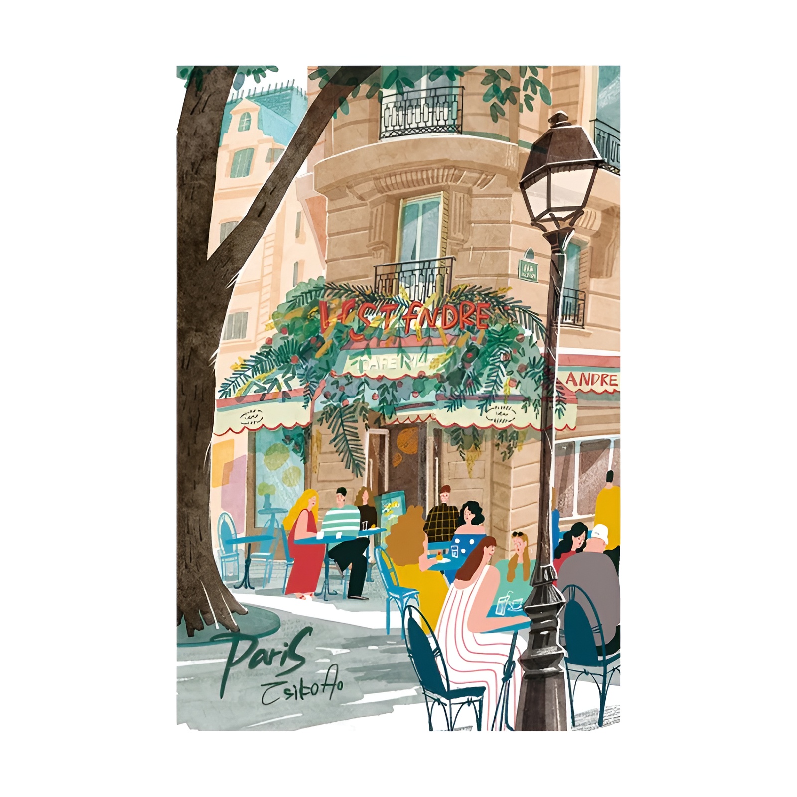 Leisure in Paris 1000 Piece Jigsaw Puzzle