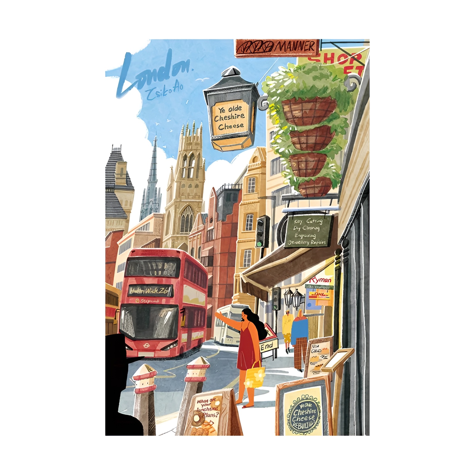 Walk in London 1000 Piece Jigsaw Puzzle