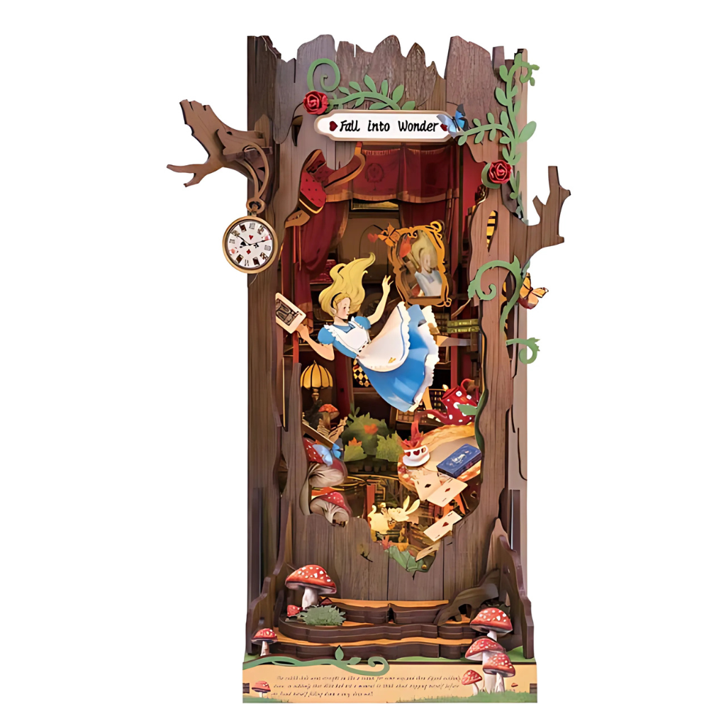 Fall into Wonder DIY Book Nook Shelf Insert 