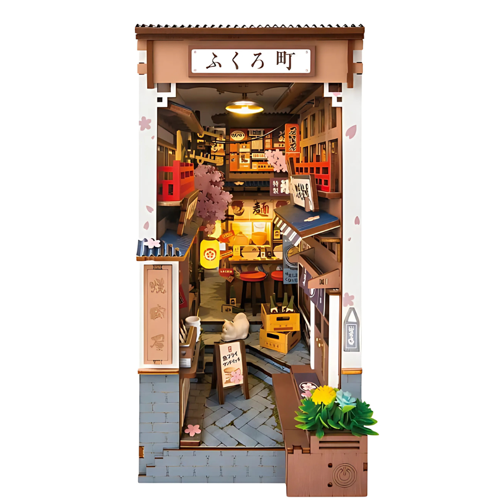 Sakura Wine Alley DIY Book Nook Shelf Insert