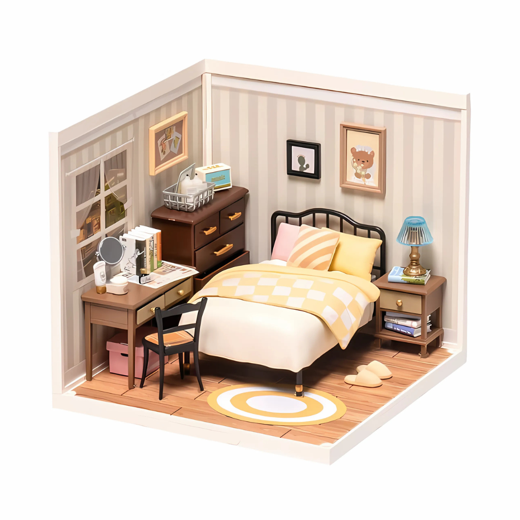  Sweet Dream Bedroom DIY Miniature House