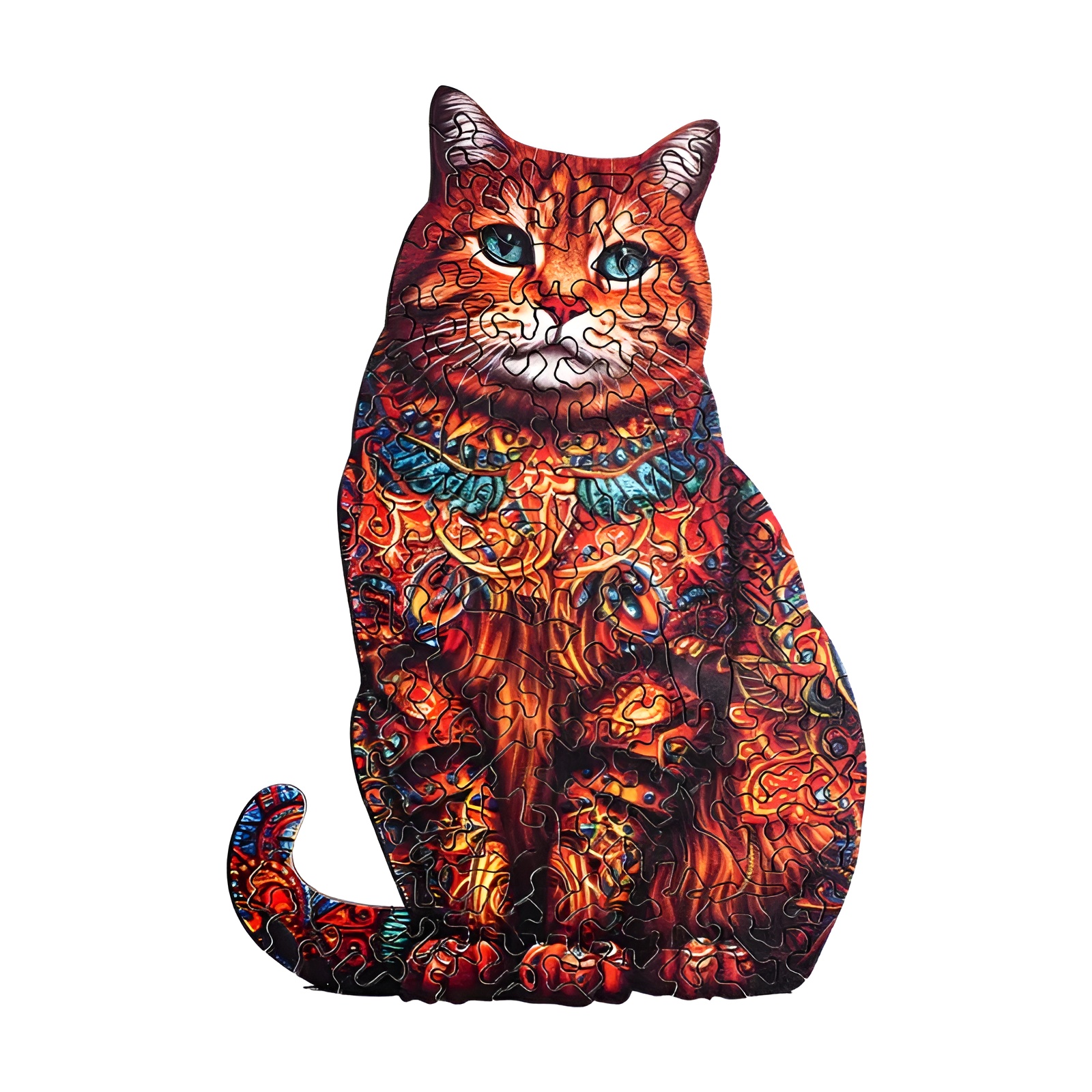 Exotic Cat Wooden Jigsaw Puzzle