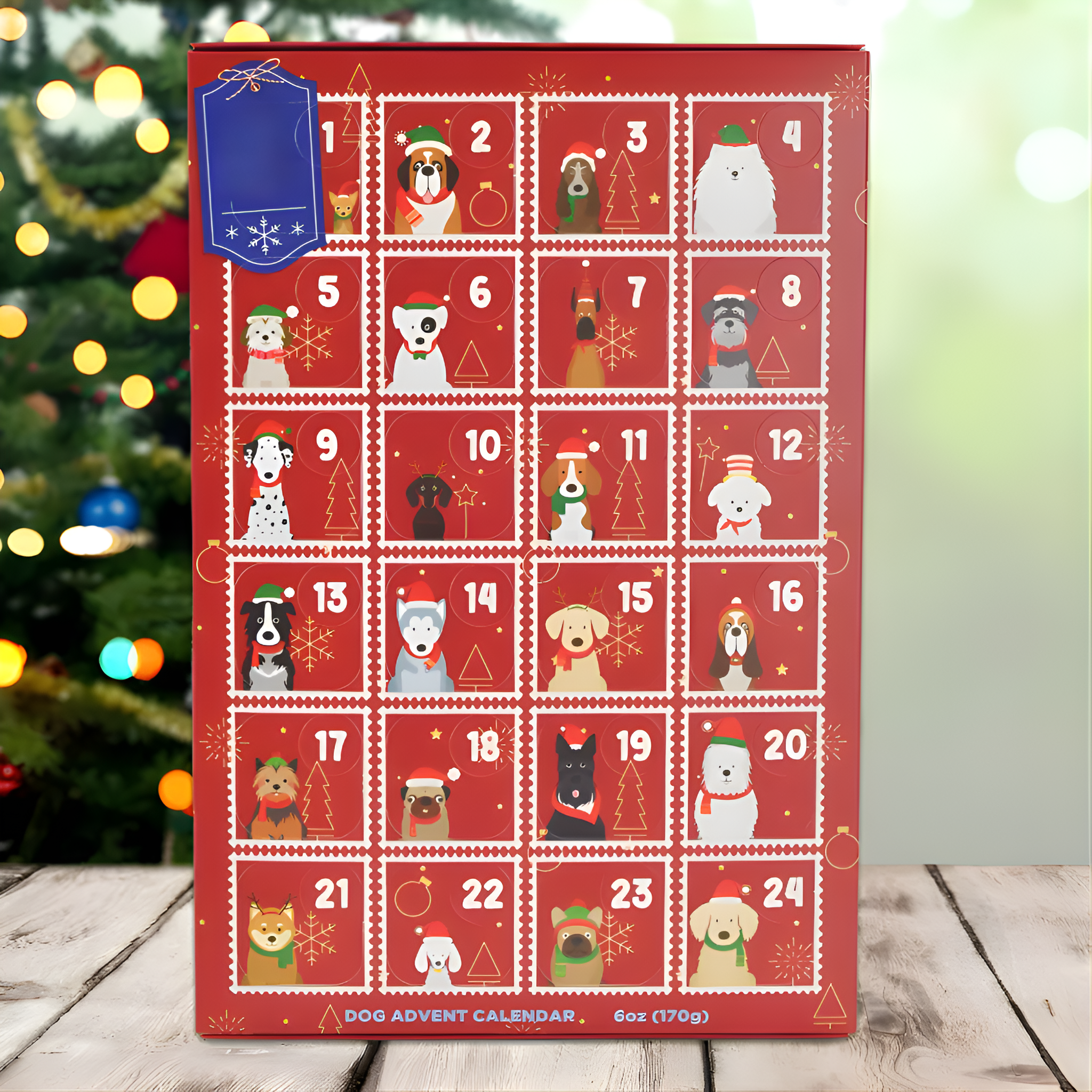 Holiday Dog Treat Advent Calendar