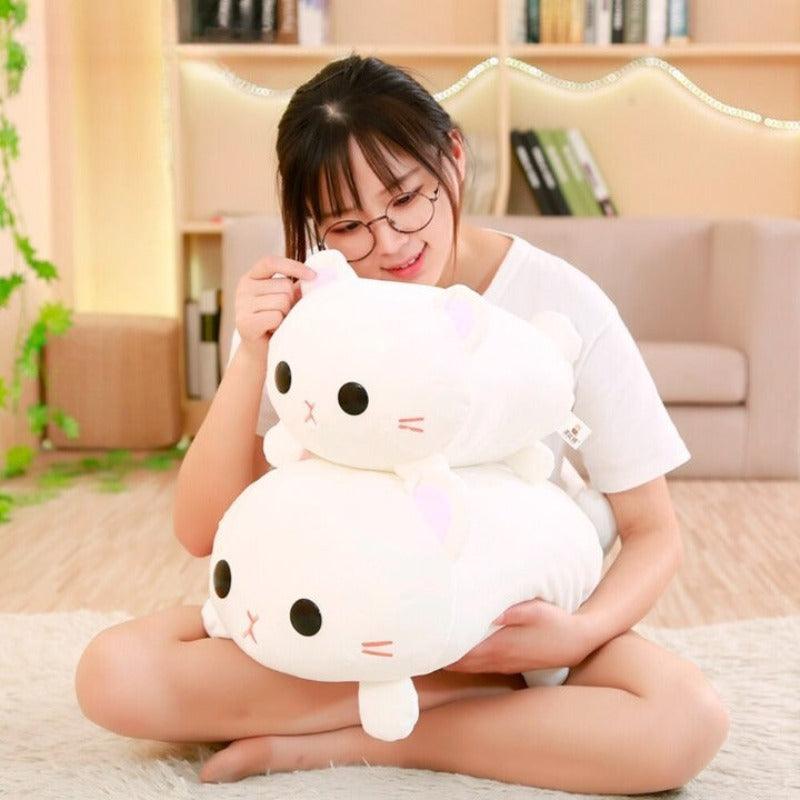 Cat Plush Toys With Cotton Stuffed Cartoon Pillow Cushion