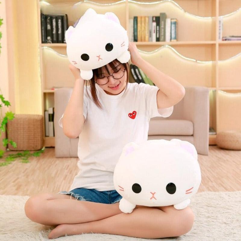 Cat Plush Toys With Cotton Stuffed Cartoon Pillow Cushion