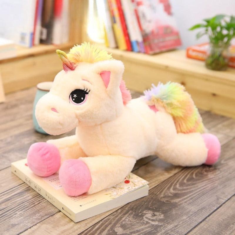 Rainbow Unicorn Plush Toy With Cotton Stuffed Figure