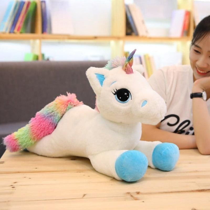Rainbow Unicorn Plush Toy With Cotton Stuffed Figure