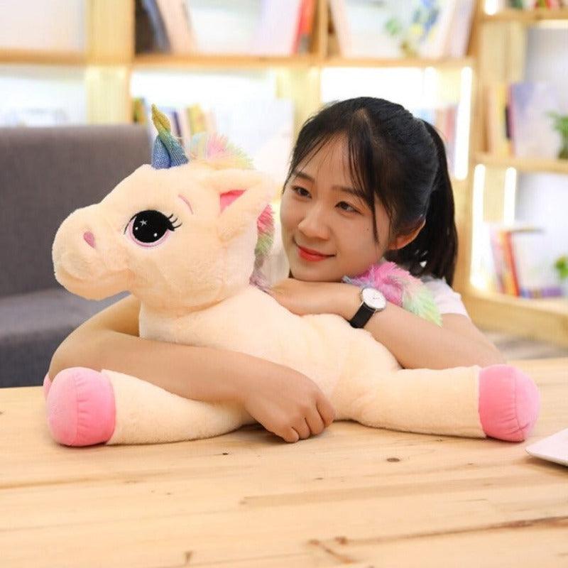 Rainbow Unicorn Plush Toy With Cotton Stuffed Figure