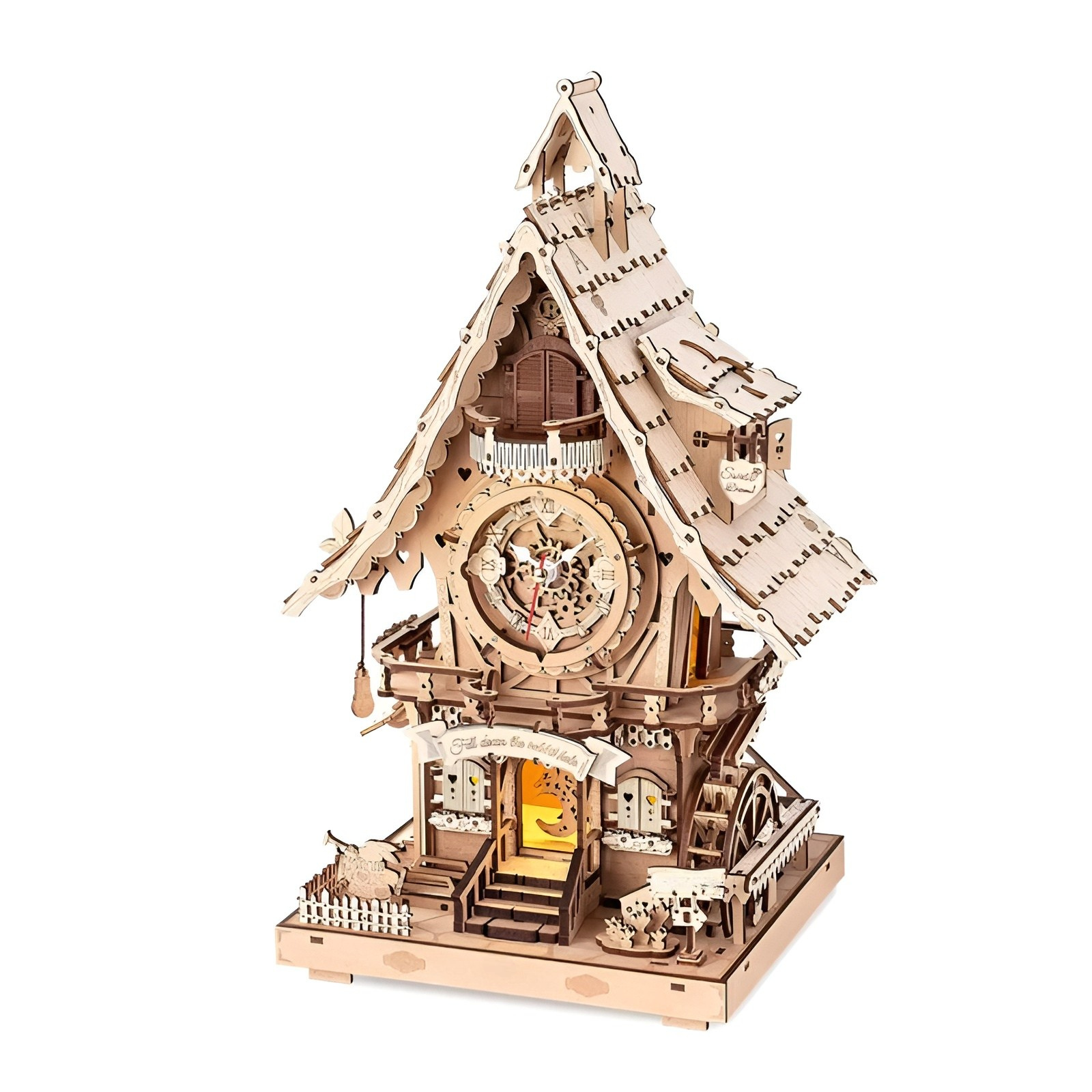 Cuckoo Clock Mechanical 3D Wooden Puzzle