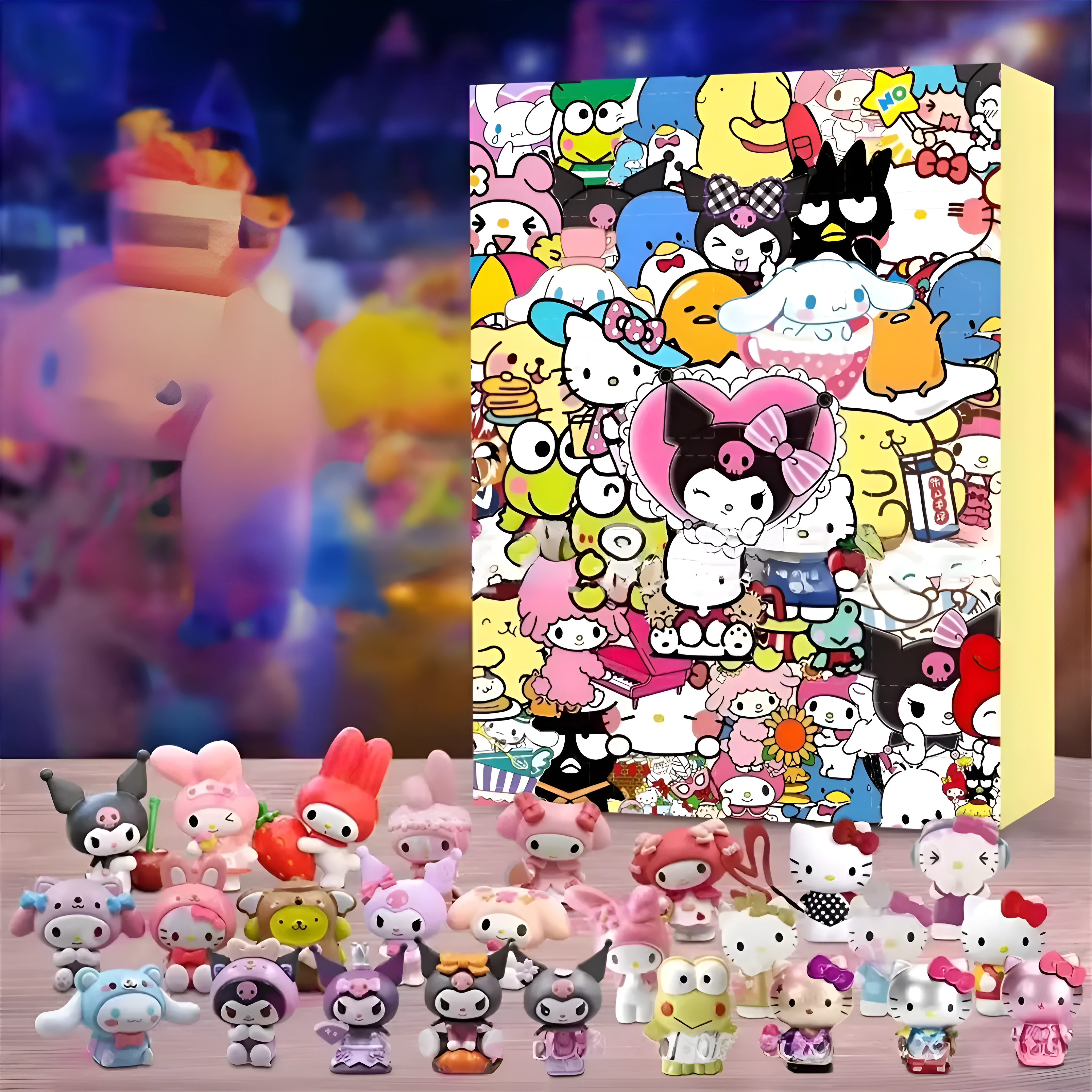 Cartoon Character Advent Calendar With Daily Surprise Figures