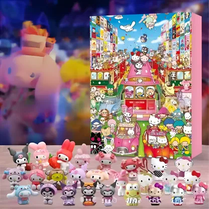 Cartoon Character Advent Calendar With Daily Surprise Figures