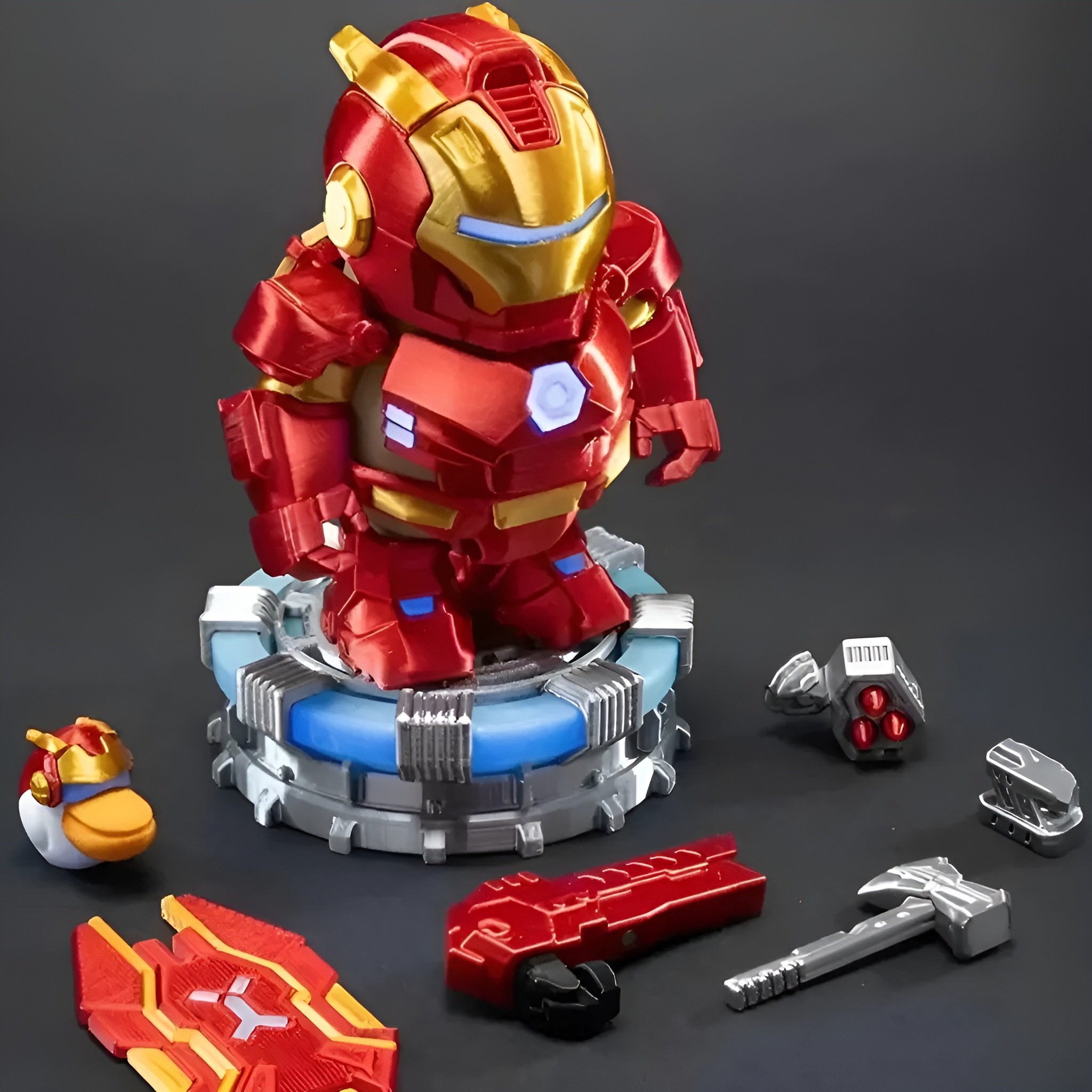 3D Printing Ironbara Magnetic Equipment Toy Set