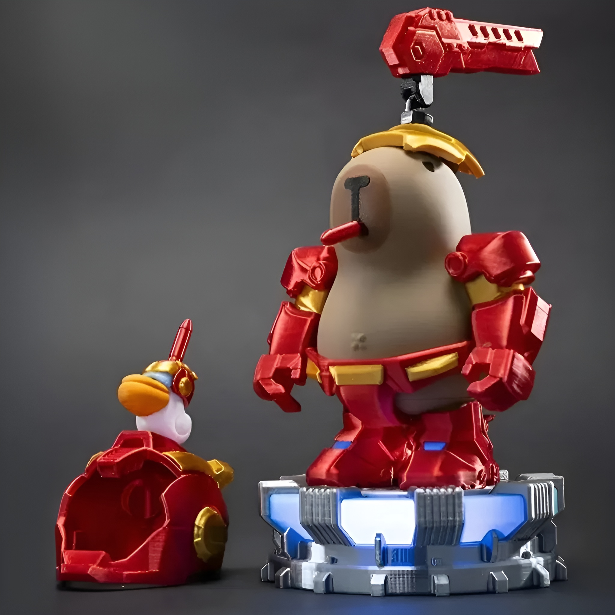 3D Printing Ironbara Magnetic Equipment Toy Set