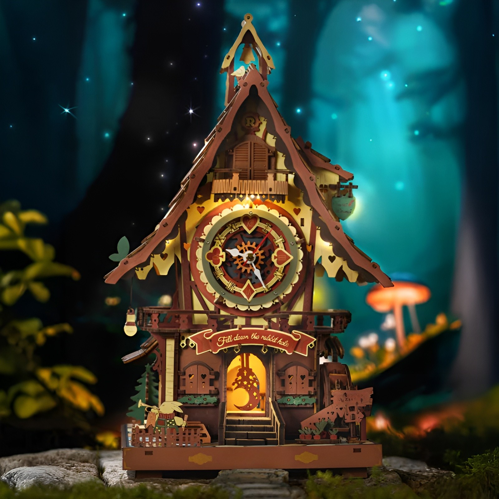 Cuckoo Clock Mechanical 3D Wooden Puzzle
