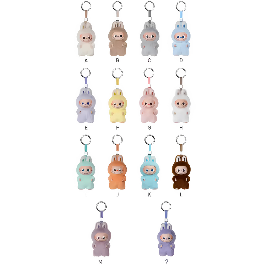 Pack of 14 Monsters Pin For Love Series Vinyl Plush Pendant Blind Box Action Figure Toy