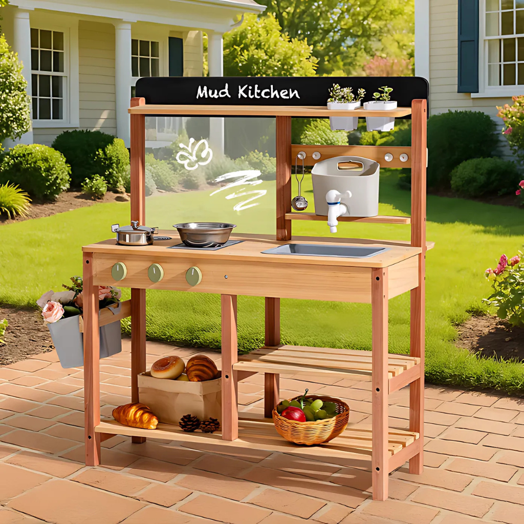 Outdoor Mud Kitchen Caramel