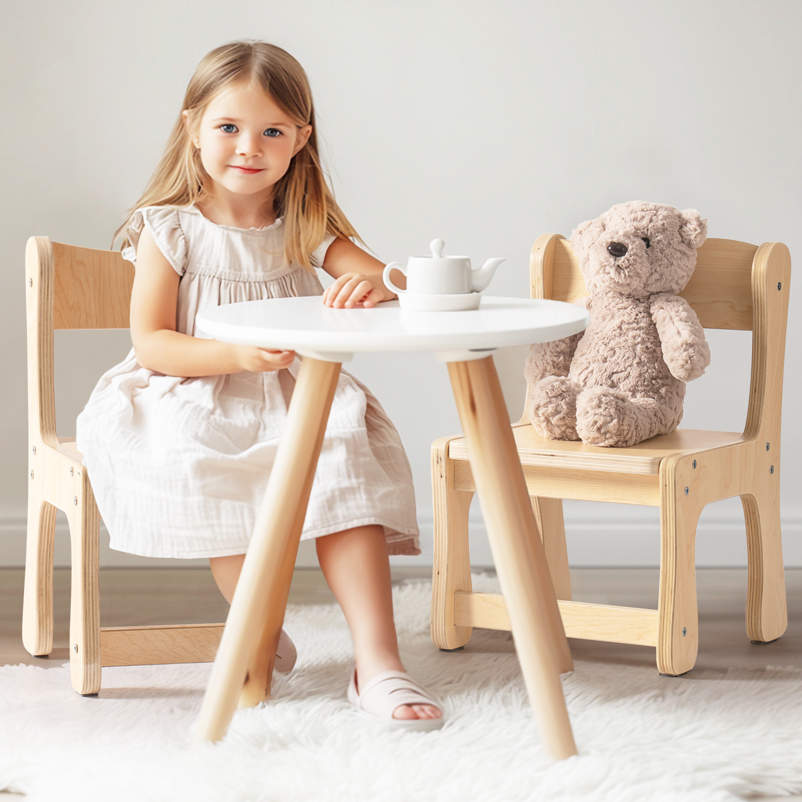 Classic Wooden Chair Fr Toddlers