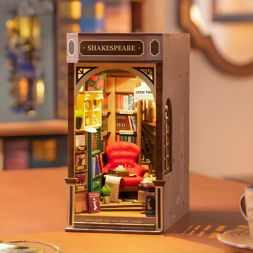 Bookstore DIY Book Nook Shelf Insert Kit