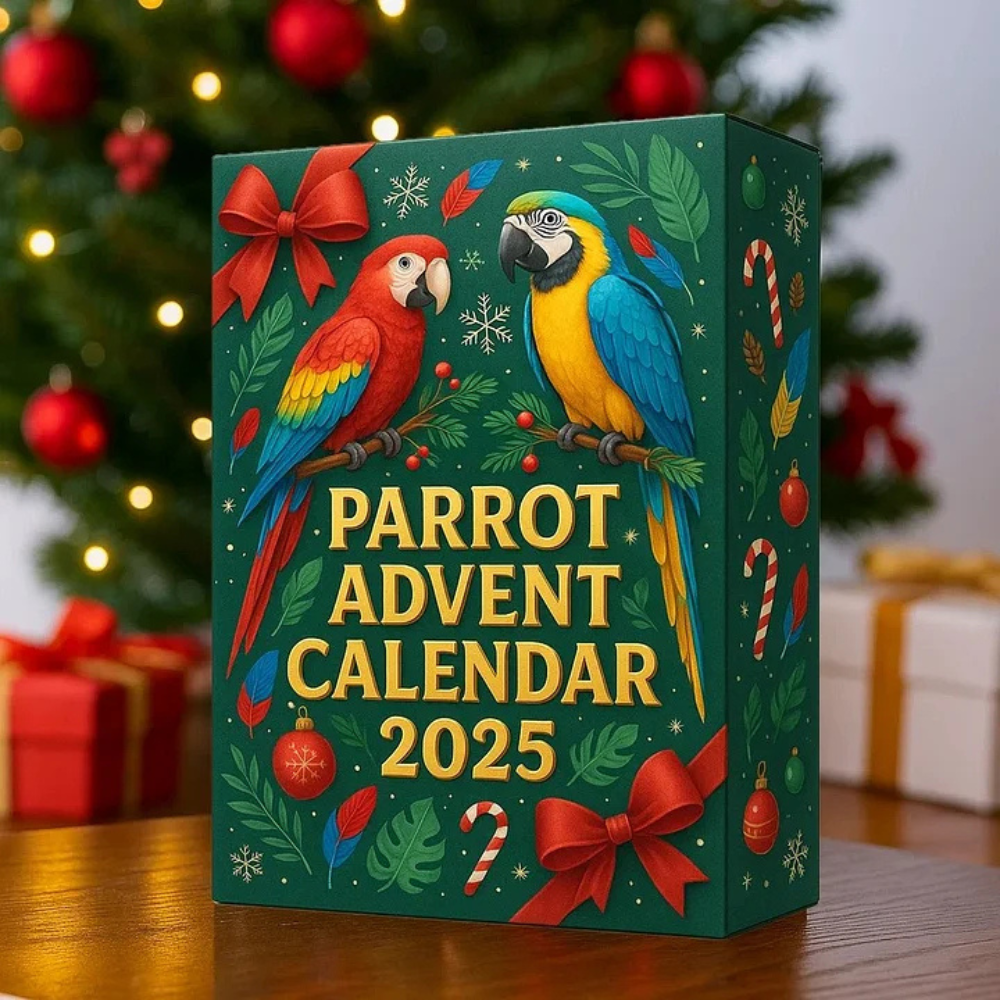 Parrot Figurine Advent Calendar 2025 With Miniature Bird Collectibles