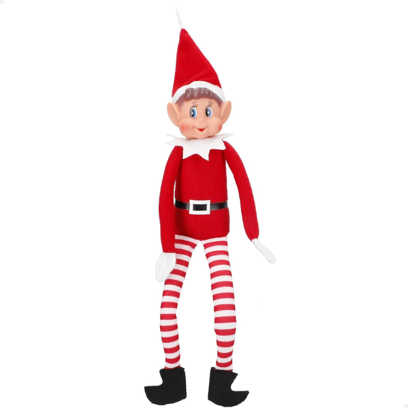 Christmas Elf Behaving Badly Plush Toy