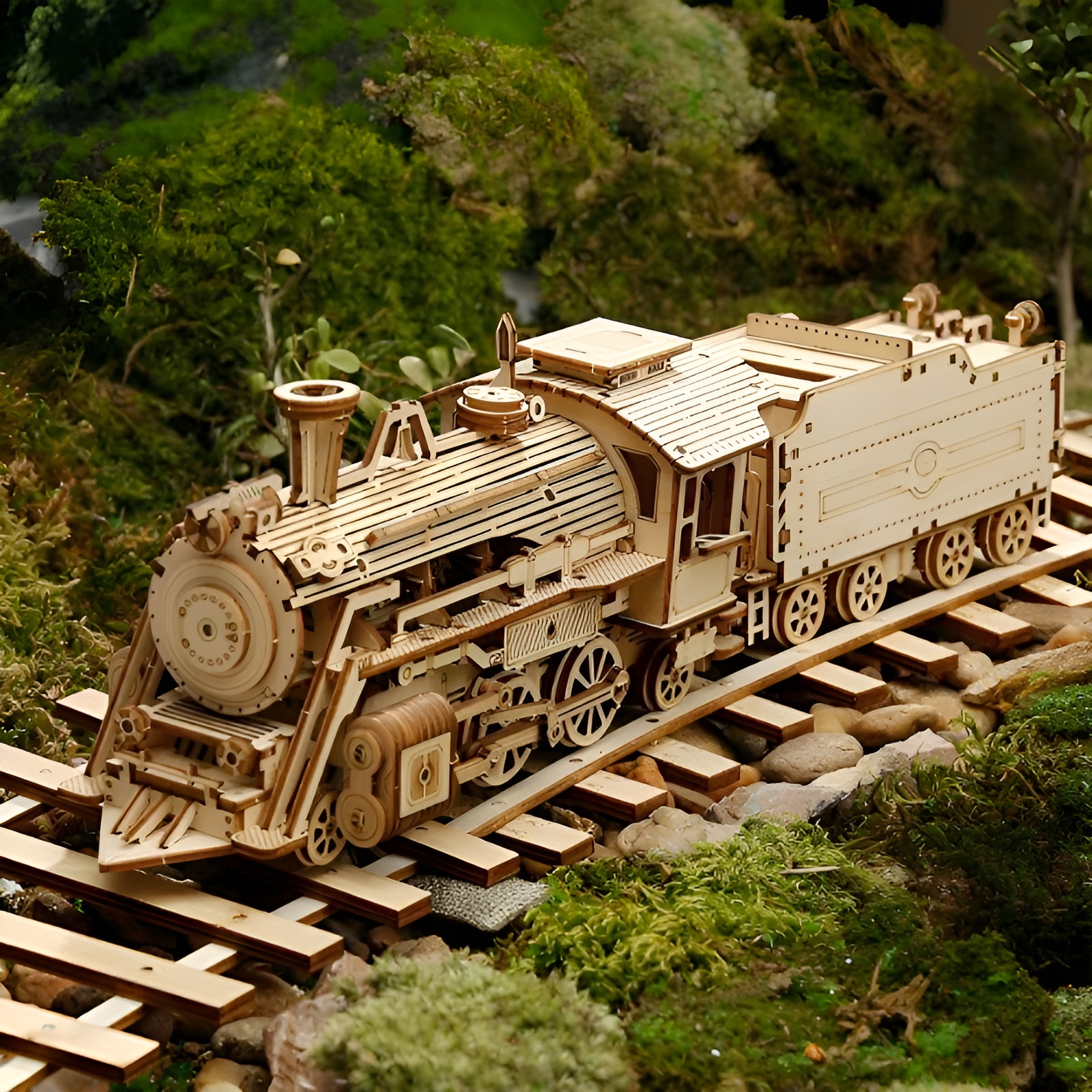 Prime Steam Express Train 3D Wooden Puzzle