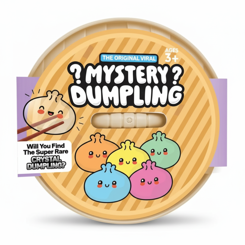 Invisible Maltose Mystery Squishy Dumpling Bao Bun Printed Fidget Toy