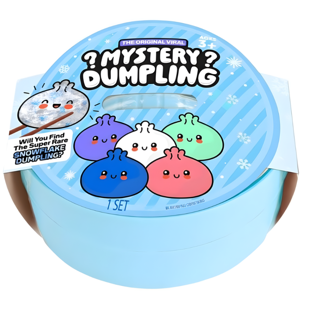 Snowflake Mystery Squishy Dumpling Fidget Toy