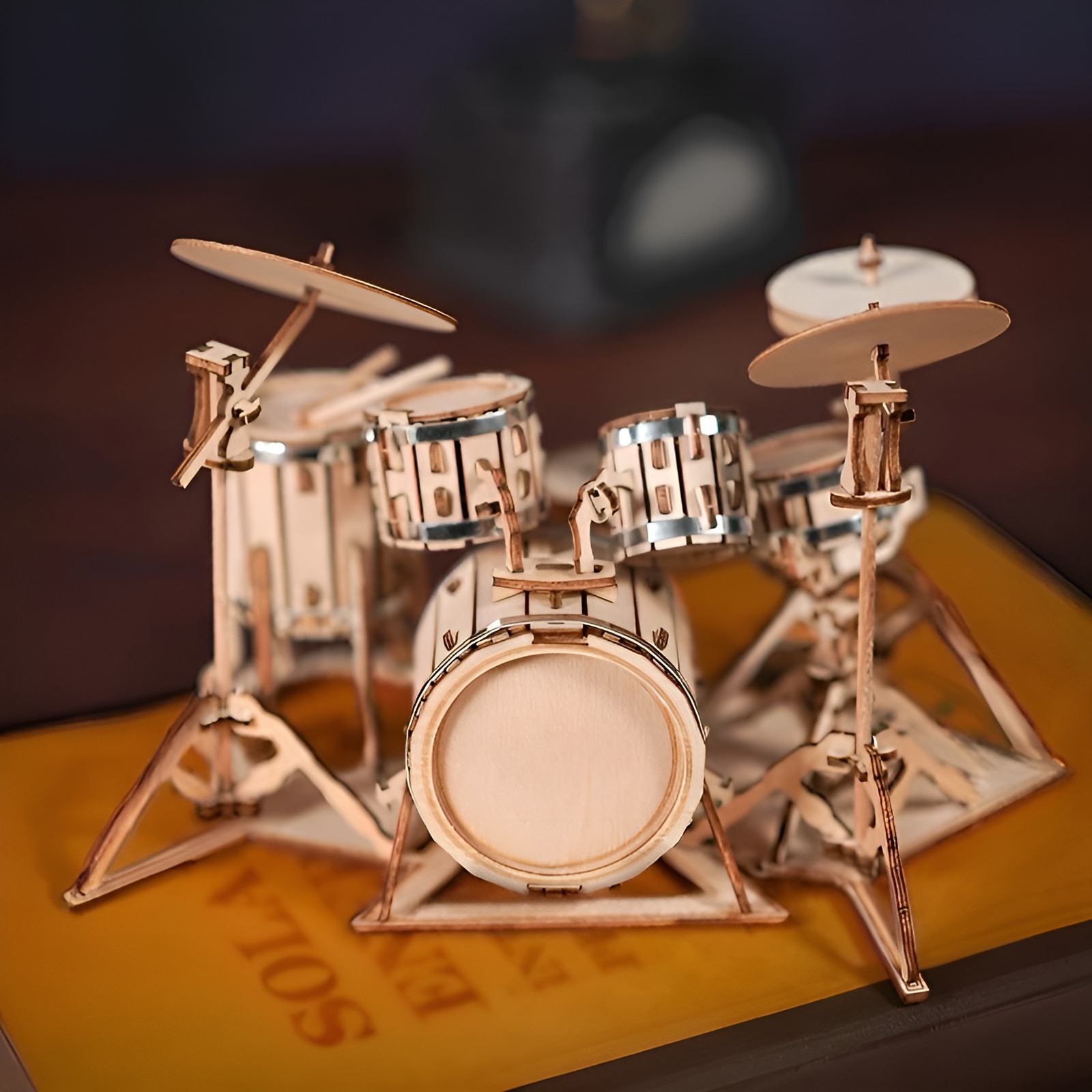 Drum Kit 3D Wooden Puzzle