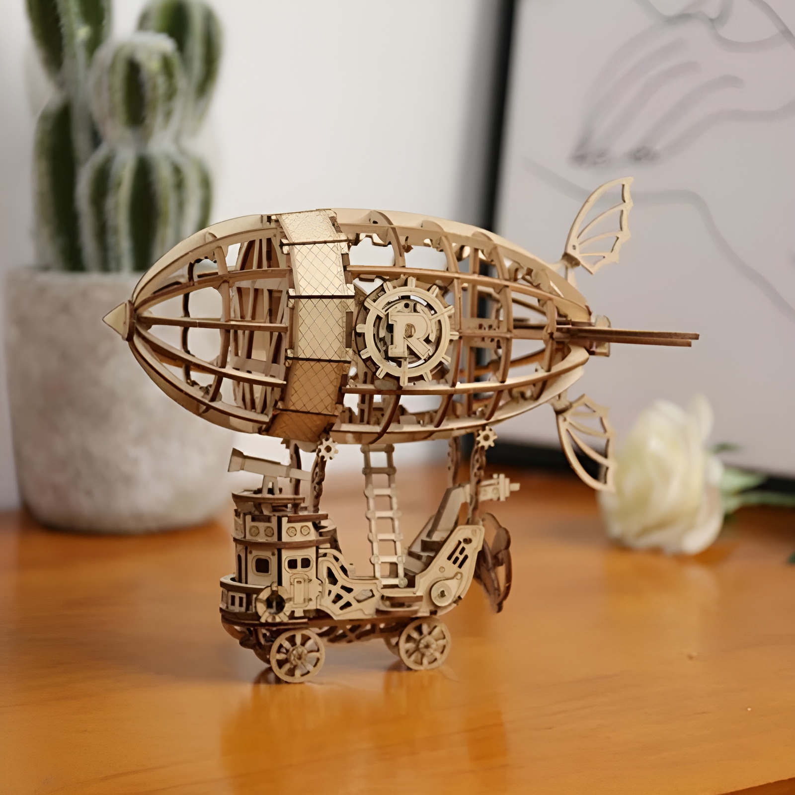 Airship Model 3D Wooden Puzzle