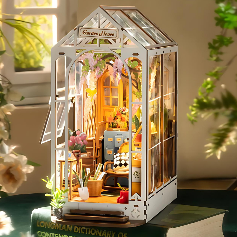 Holiday Garden House DIY Book Nook Kit