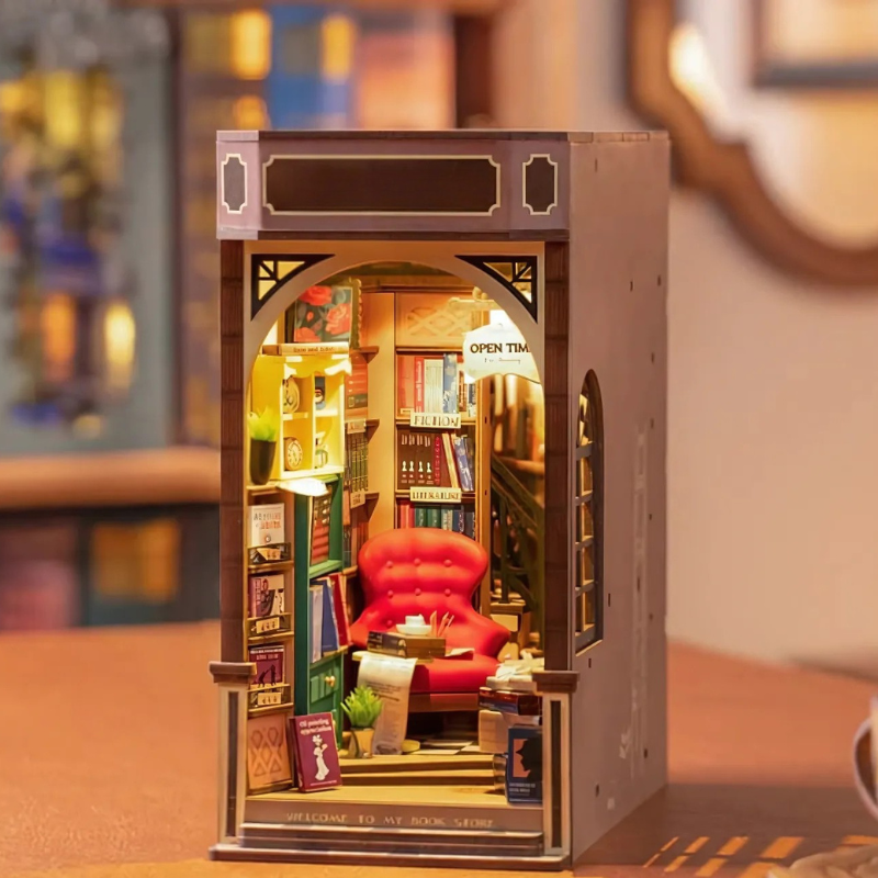 Bookstore DIY Book Nook Shelf Insert Kit