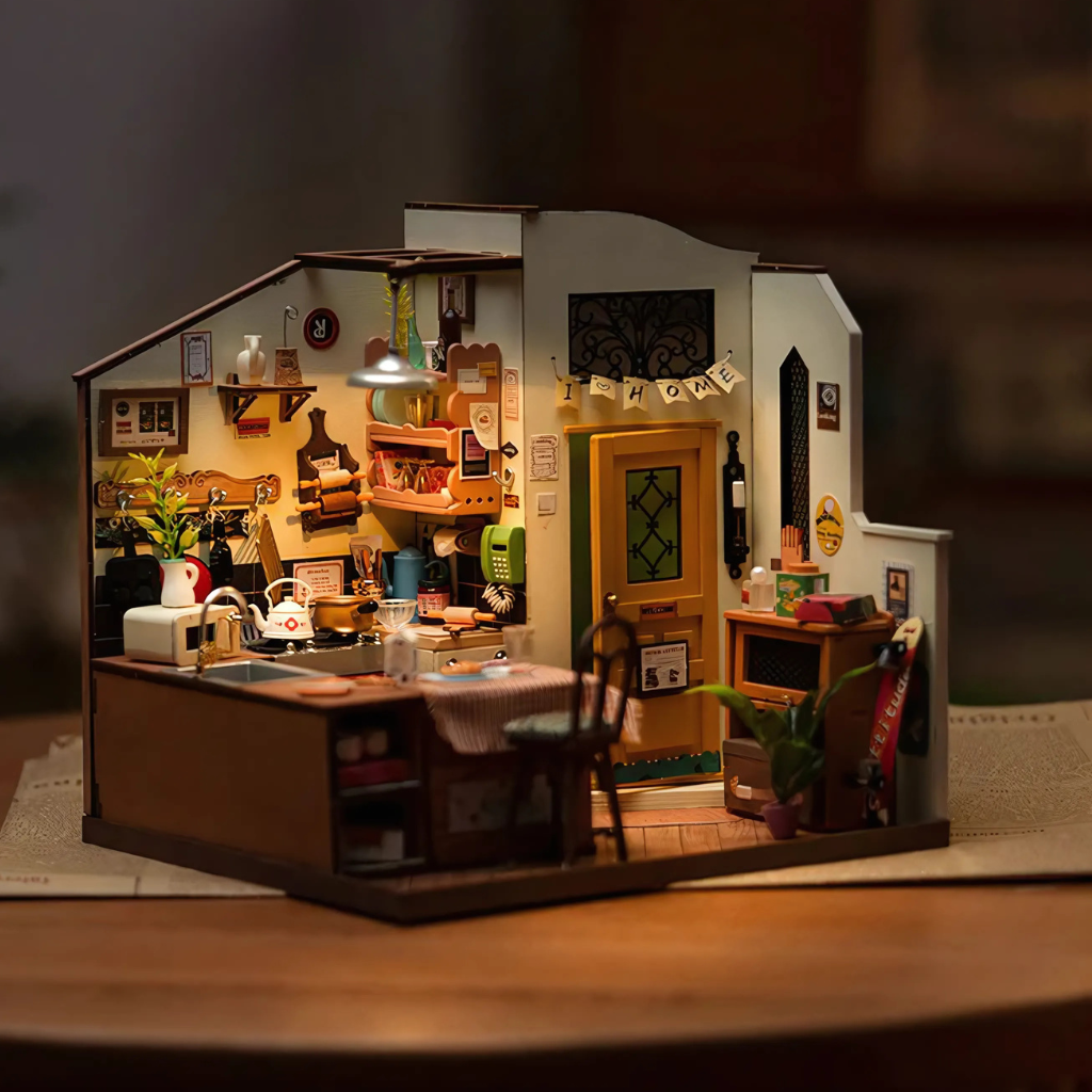 Cozy Kitchen DIY Miniature House Kit