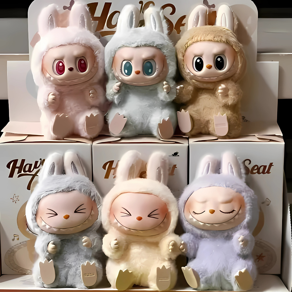 Labubu Big Into Energy Exciting Macaron Have A Seat Series