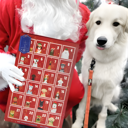 Holiday Dog Treat Advent Calendar