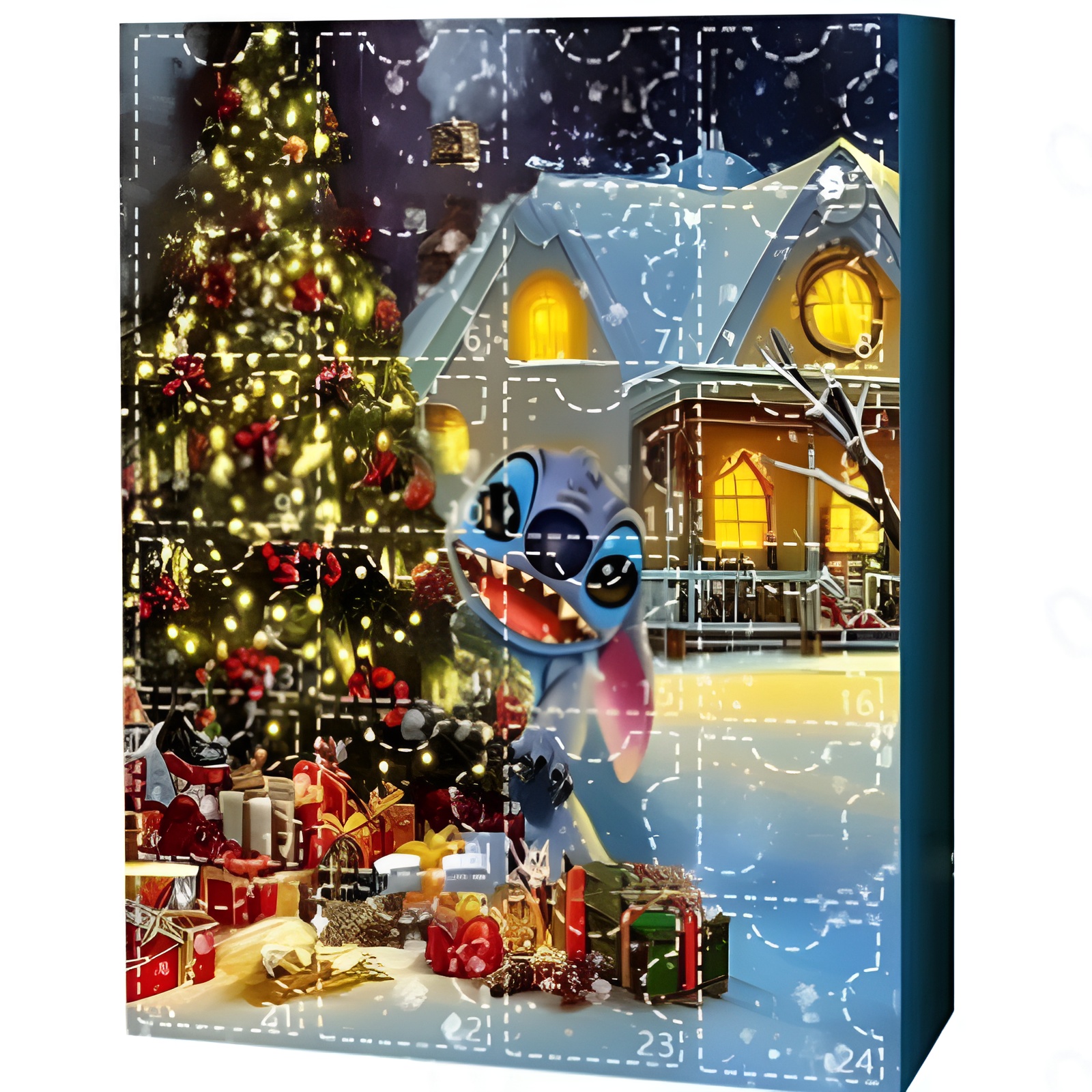 24 Day Christmas Countdown Calendar With Blind Box Toys And Anime Theme For Kids