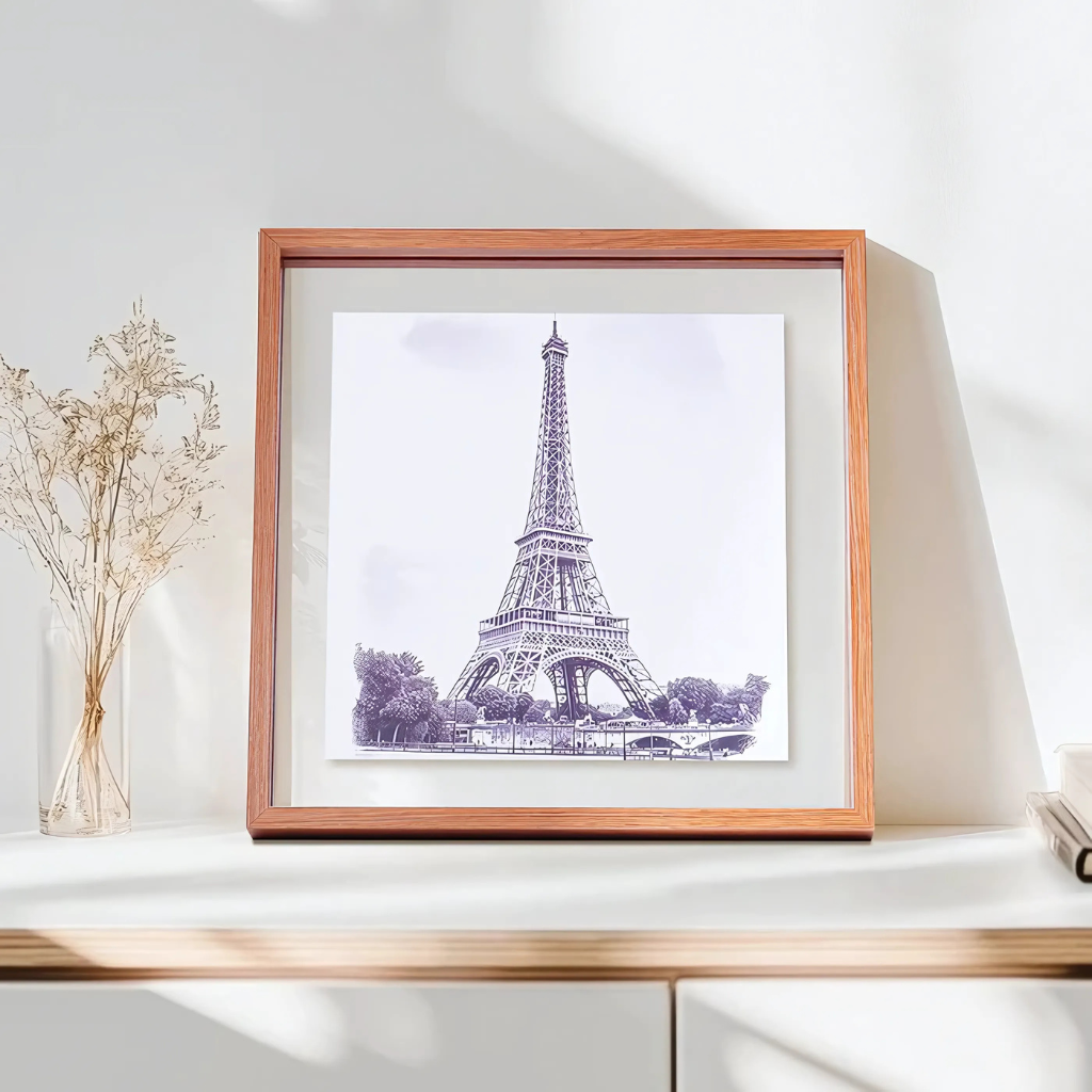 Double Glass Picture Frame