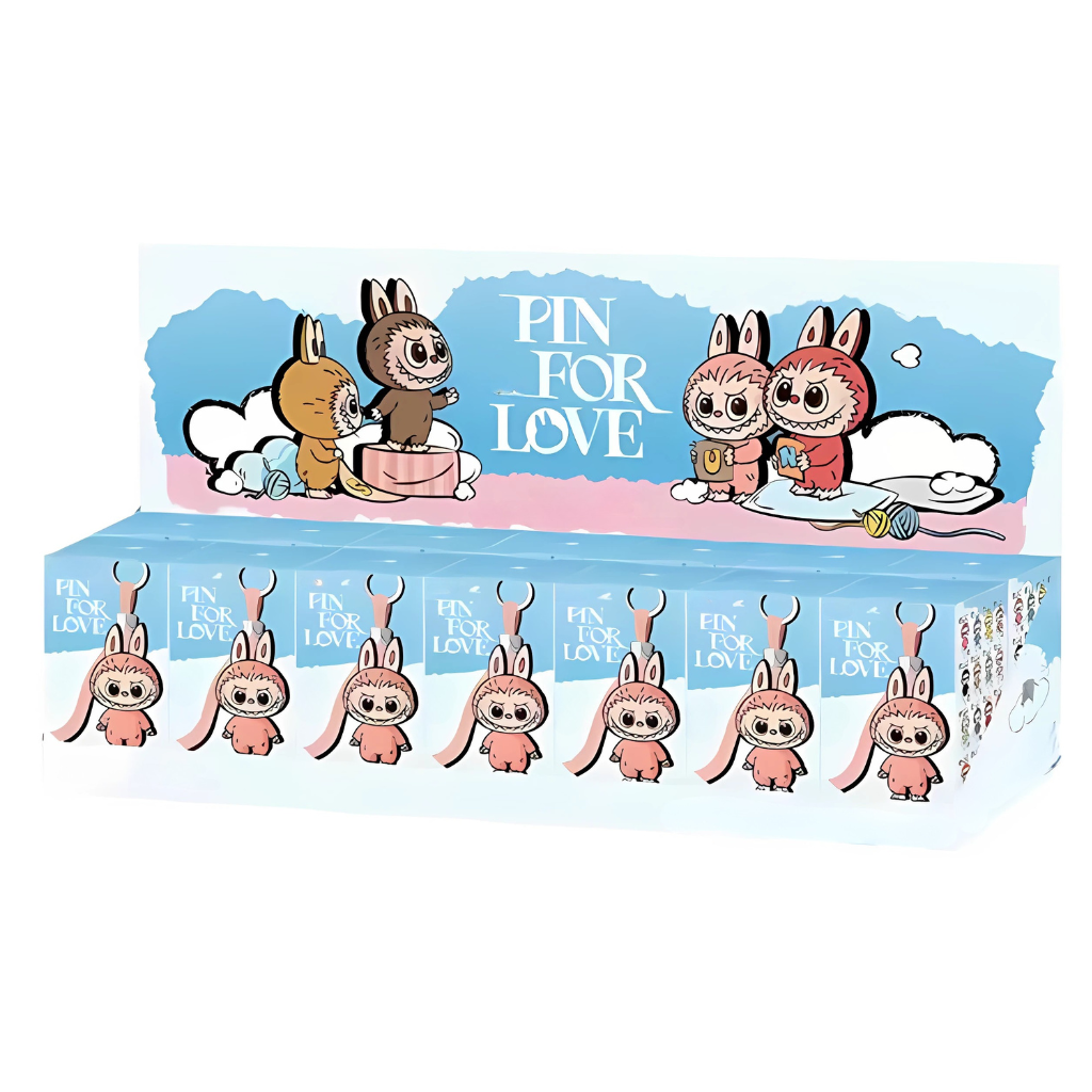 Pack of 14 Monsters Pin For Love Series Vinyl Plush Pendant Blind Box Action Figure Toy