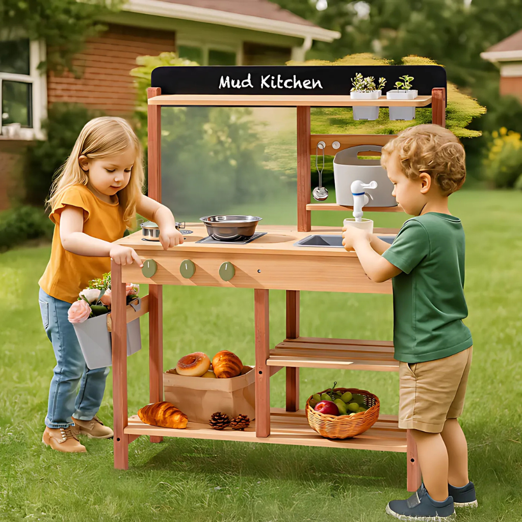 Outdoor Mud Kitchen Caramel
