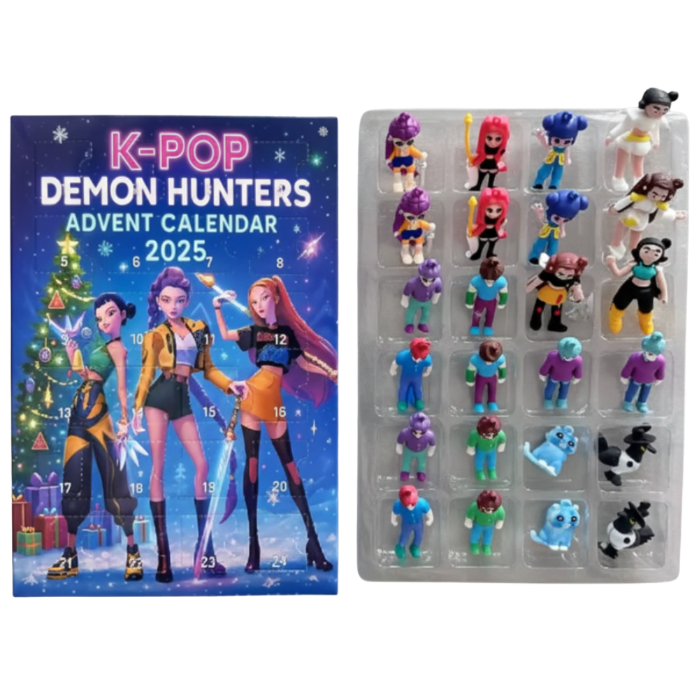 Kpop Demon Hunters Christmas Advent Calendar Blind Box Toys