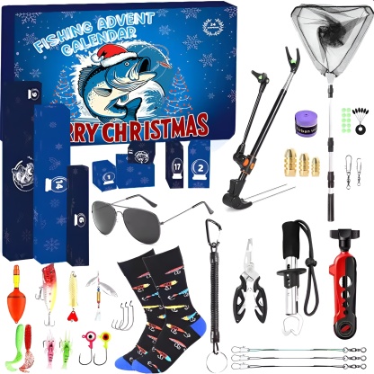 Fishing set Christmas Blind Box Christmas Advent Calendar Christmas Blind Box 24 Day