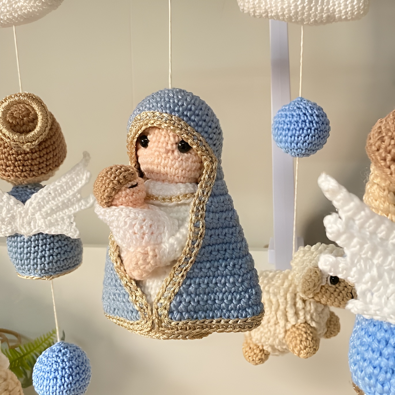Maria Crochet Crib Mobile Hanging Decoration