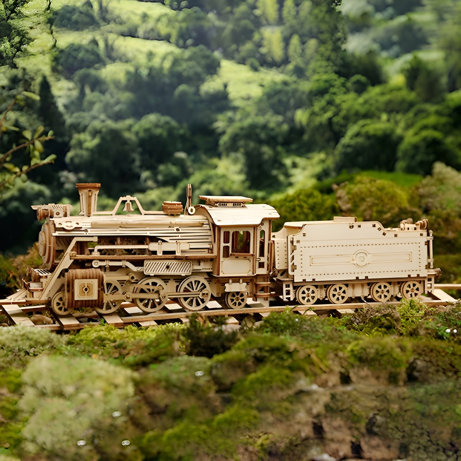 Prime Steam Express Train 3D Wooden Puzzle