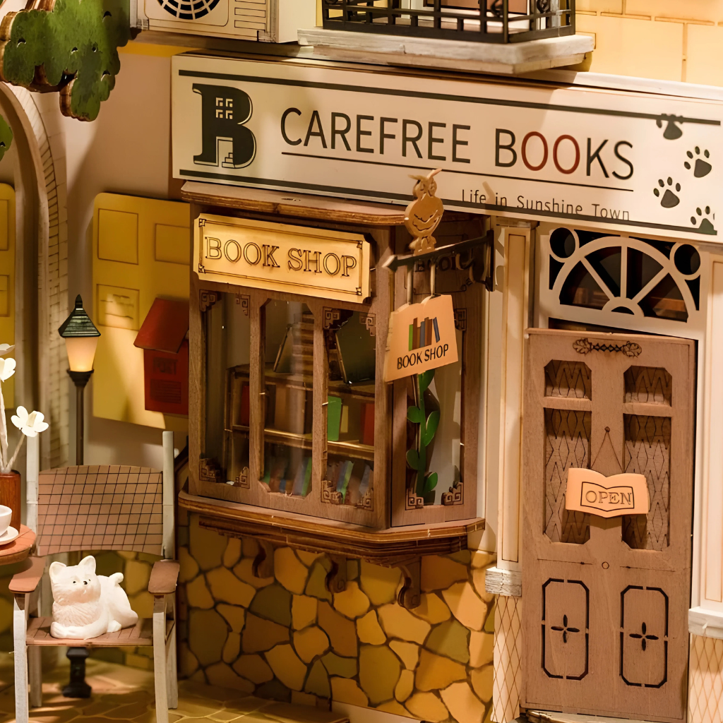 Sunshine Town Book Nook Shelf Insert