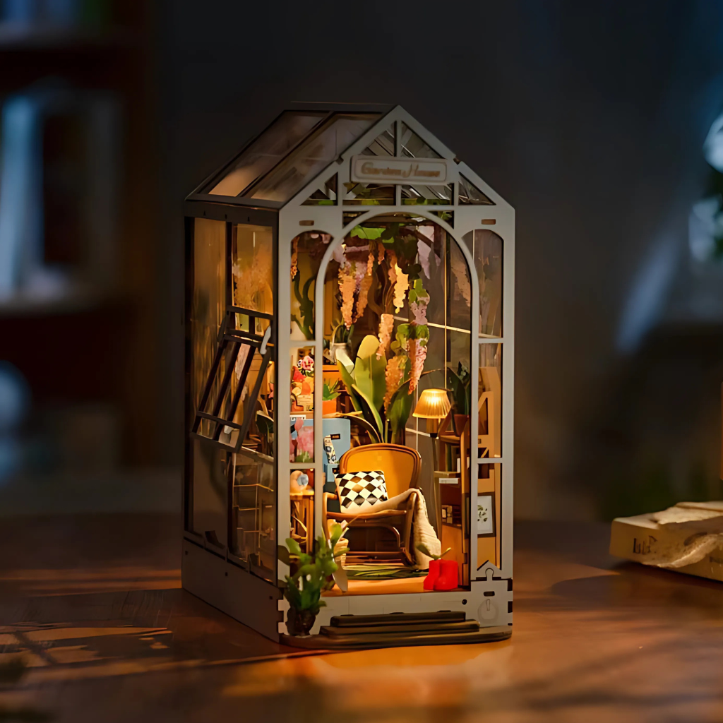 Holiday Garden House DIY Book Nook Kit